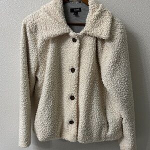 Cream Teddy Jacket - Size Women’s XL - Brand a.n.a
